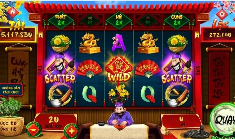 Khám Phá Cách Chơi Nổ Hũ Ông Đồ Loto188 Rinh Thưởng Lớn 2 Các biểu tượng trong game Nổ Hũ Ông Đồ Loto188
